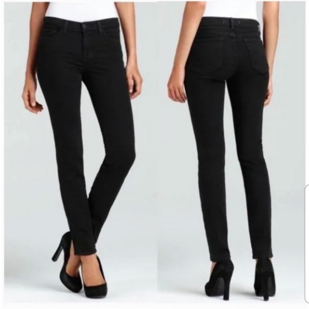 J Brand skinny black Shadow jeans